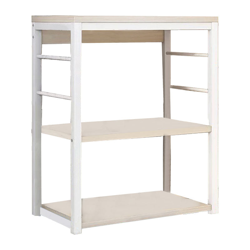 Raft De BucăTăRie Biblioteca Cayde metalic Alb-Natural 50x35x72 cm
