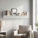 Raft de perete Adore Optimal, 120x25x20 cm - Alb
