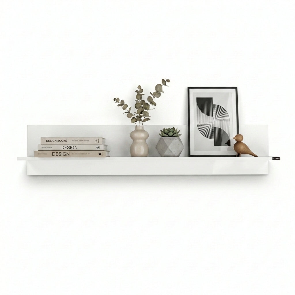 Raft de perete Adore Optimal, 120x25x20 cm - Alb
