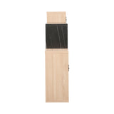 Raft de perete Beldra, Lemn, 84x15x57 cm - Natur-Marmura