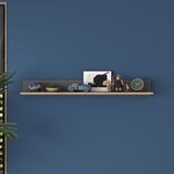 Raft de perete Bitim, Nuc, 120 x 15 x 15 cm