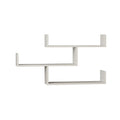 Raft de perete Buse 3 rafturi, Alb, 119 x 67 x 23 cm