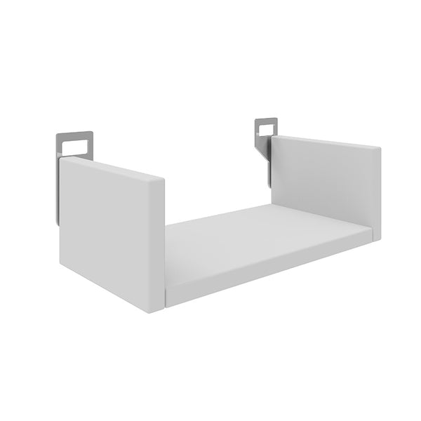 Raft de perete cu spatiu de depozitare, Derva, Lemn, Diverse culori, 30x15x10 cm