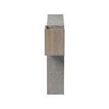 Cuier decorativ Wenia, Imitatie Marmura Sonoma și Bej, Lemn, 99x15x61 cm