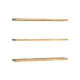 Set 3 rafturi de perete Edna, Melamina, 60x14 cm - Natur