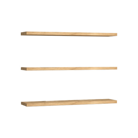 Raft de perete Edna melamina, Natural, 60x14 cm