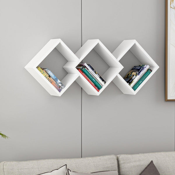 Raft de perete Galaxy Wall Shelf, Diverse culori, 102x42x20 cm