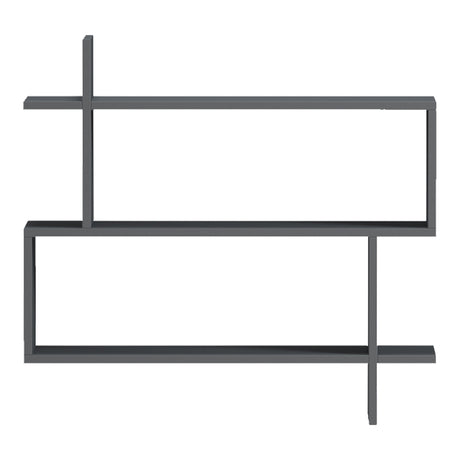 Raft de perete Parallel, Antracit, 70x22x66 cm