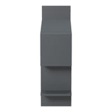 Raft de perete Parallel, Sonoma, 70x22x66 cm - Antracit