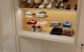 Raft de perete Wall Shelf Extra Bathroom, Aur, 15x42x199 cm