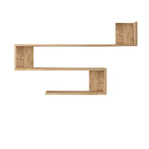 Raft de perete WL10, Stejar, 120x71.4x14.5 cm