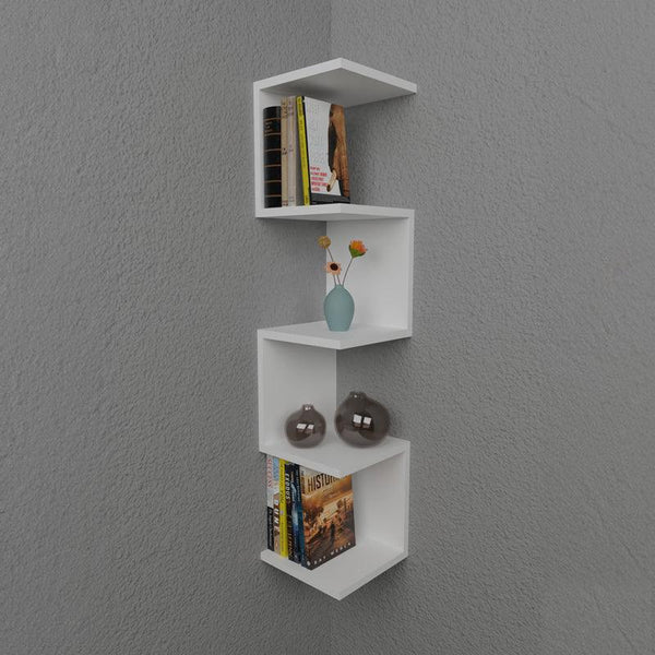 Raft de perete Zigzag, 25x25x109 cm