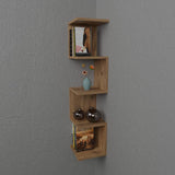 Raft de perete Zigzag, 25x25x109 cm - Stejar