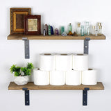 Raft decorativ de perete din Lemn Natur, Sonoma, 60 x 16 x 14 cm