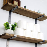 Raft decorativ de perete din Lemn Natur, Sonoma, 60 x 16 x 14 cm