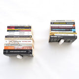 Raft decorativ de perete metalic WR042, Alb, 15x6x21 cm