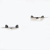 Raft decorativ de perete metalic WR042, Alb, 15x6x21 cm