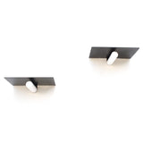 Raft decorativ de perete metalic WR042, Alb, 15x6x21 cm