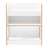 Raft gheona -bianc mdf, Alb - Natural, 57x34x70 cm - Alb