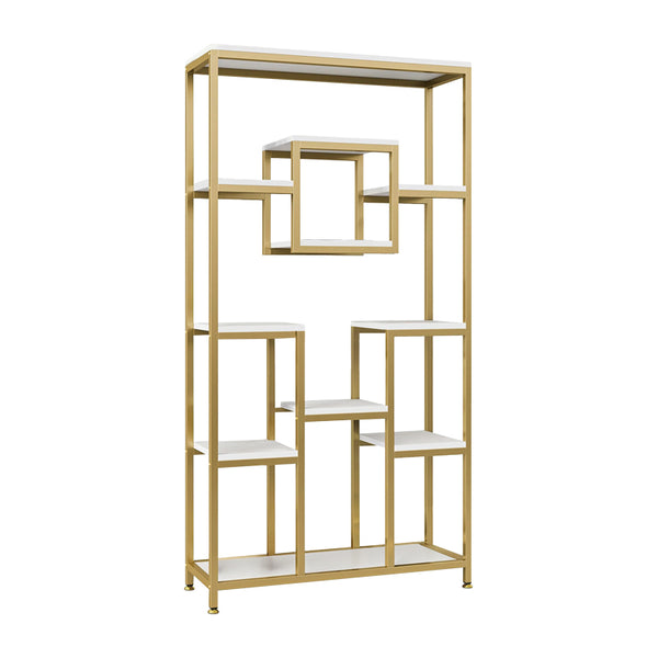 Biblioeca Aduti, aur-alb, 90x34x182 cm
