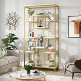 Biblioeca Aduti, aur-alb, 90x34x182 cm