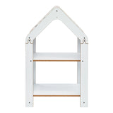 Raft Montessori Zoilen, MDF, 50x30x80 cm - Alb-Roz