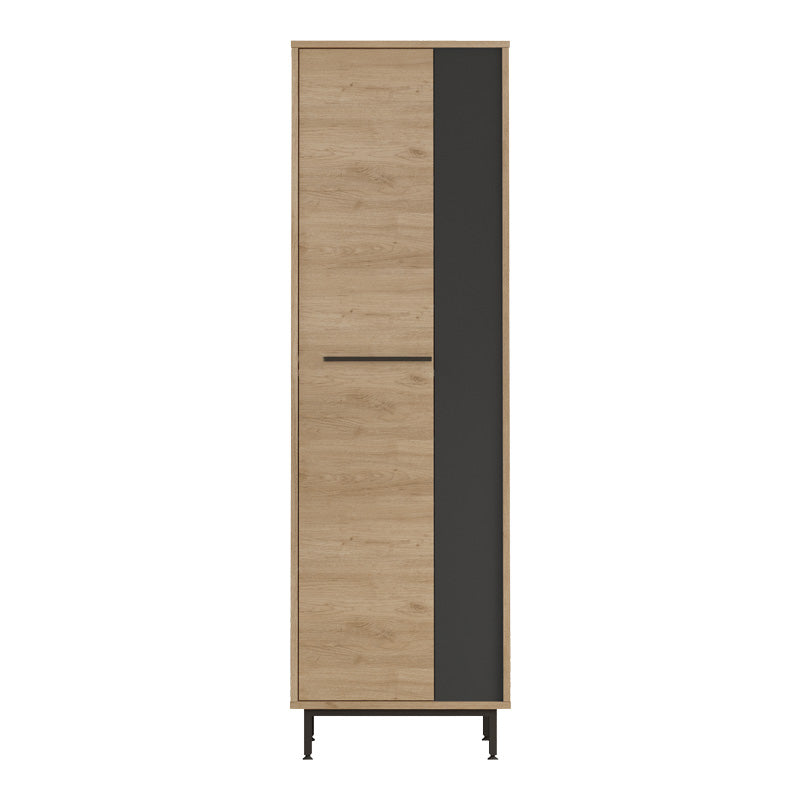 Raft pantofi Scarpiera 9 locuri, Natural-antracit, 57x36x186 cm, perspectiva suplimentara