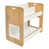 Raft pentru gru, alb Natural, 57x34x55 cm - Alb