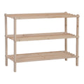 Pantofar Raft pentru pantofi cu capacitate de 9 perechi Steper, Lemn de brad, 64x26x48 cm