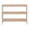 Raft pentru pantofi cu capacitate de 9 perechi Steper, Lemn de brad, Natur, 64x26x48 cm, imagine suplimentara