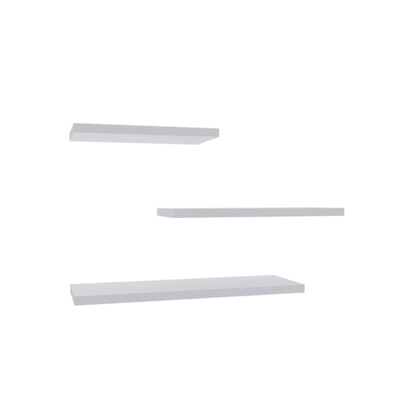 Raft perete Leila set de 3 pachet, Diverse culori, 40x14 cm
