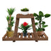 mobilier de gradina Raft - suport plante Tisa lemn maro 75x25x49 cm
