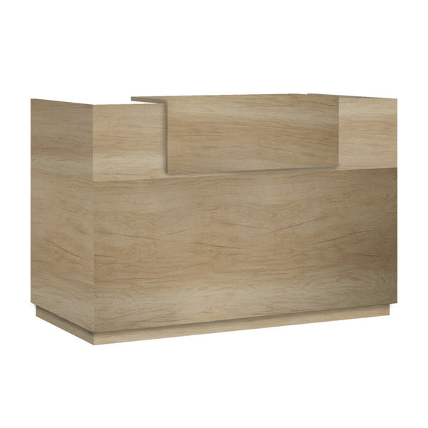 Receptie cu rafturi Lotus, Lemn, Stejar, 180x70x110 cm