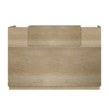 Receptie cu rafturi Lotus, Lemn, Stejar, 180x70x110 cm