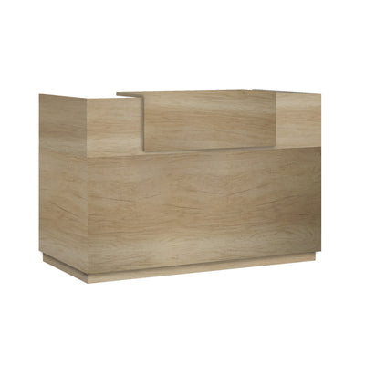 birou modern Receptie Lotus, Stejar, 140x70x110 cm