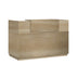 birou modern Receptie Lotus, Stejar, 140x70x110 cm