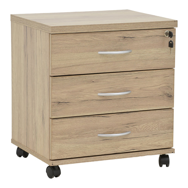 Rollbox cu rotile Anze, Natural, 48x38x53 cm
