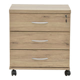 Rollbox cu rotile Anze, Natural, 48x38x53 cm