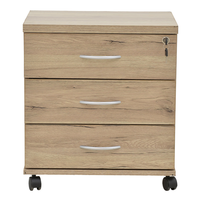 Rollbox cu rotile Anze, Natural, 48x38x53 cm, detaliu produs