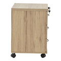 Rollbox cu rotile Anze, Natural, 48x38x53 cm, foto produs