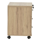 Rollbox cu rotile Anze, Natural, 48x38x53 cm, foto produs