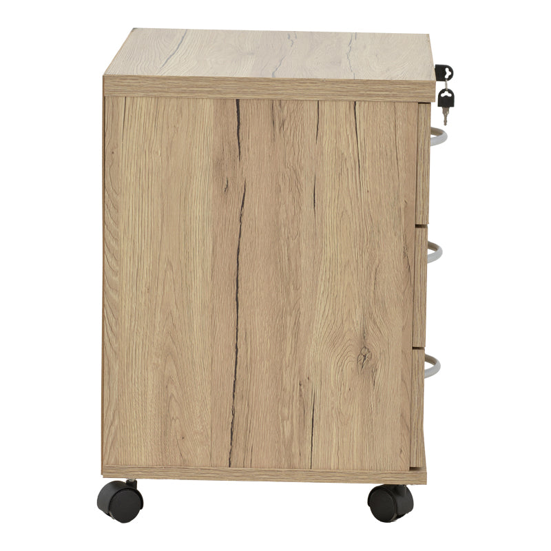Rollbox cu rotile Anze, Natural, 48x38x53 cm, foto produs