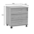 Rollbox cu rotile Anze, Natural, 48x38x53 cm, foto produs 7