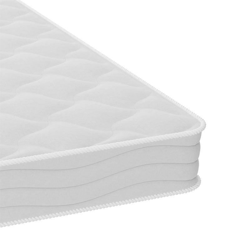 Saltea Cotton Baby Chic Strom cu o singura fata 14cm, Alb, 70x140 cm, imagine suplimentara