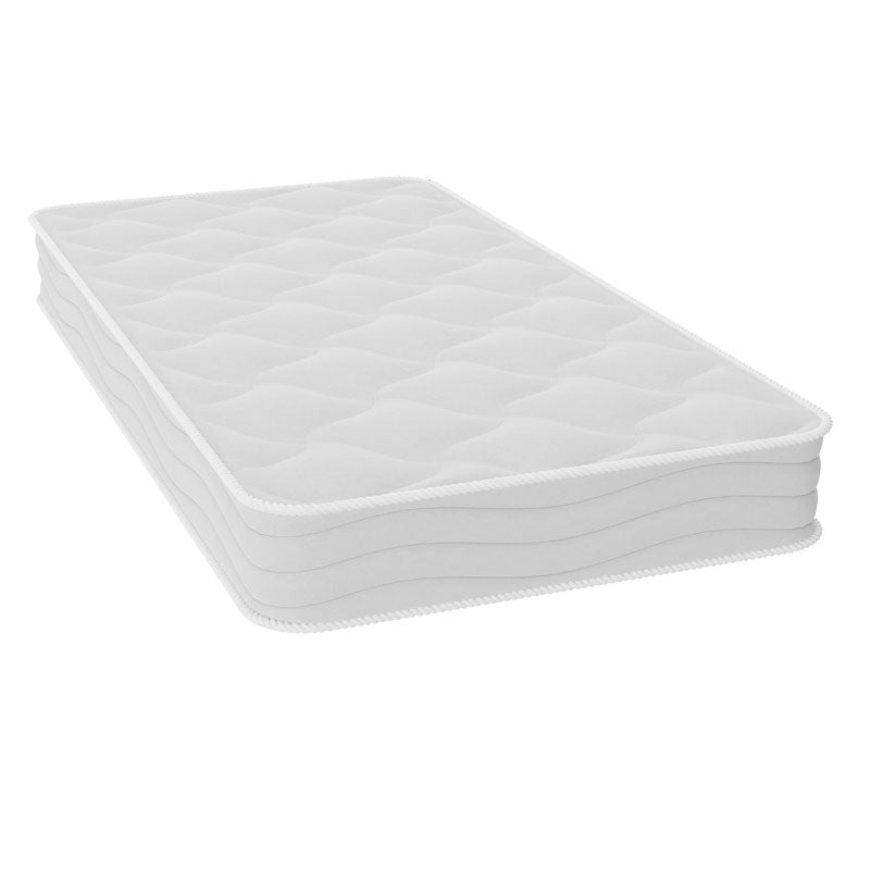 Saltea Cotton Baby Chic Strom cu o singura fata 14cm, Alb, 70x140 cm, perspectiva suplimentara