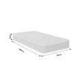 Saltea Cotton Baby Chic Strom cu o singura fata 14cm, Alb, 70x140 cm, foto produs
