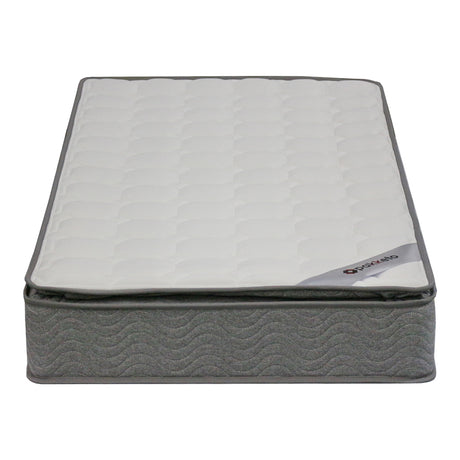 Saltea Perfecto cu arcuri continue pe o singura parte, cu strat superior de 18-20cm, Alb, 90x190 cm