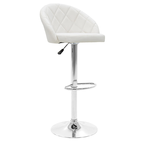 Saun de bar Balina, Alb, 52x53x109 cm