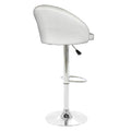 Saun de bar Balina, Alb, 52x53x109 cm, imagine suplimentara