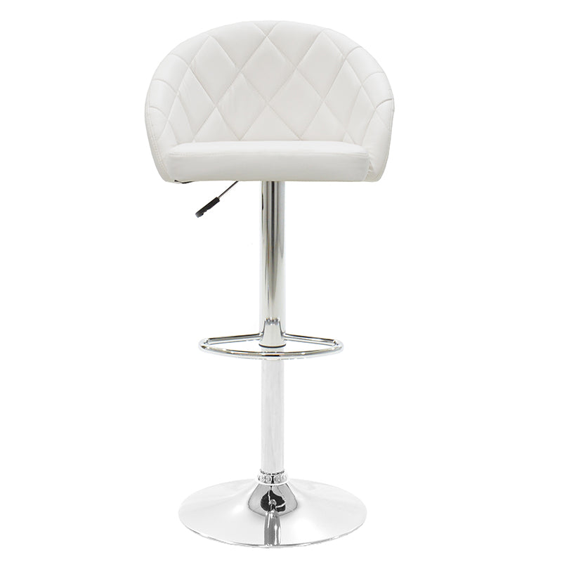 Saun de bar Balina, Alb, 52x53x109 cm